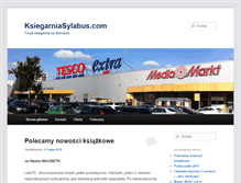 Tablet Screenshot of ksiegarniasylabus.com